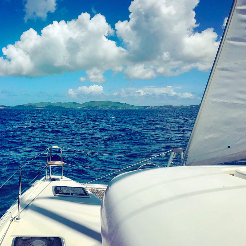 Sailing Approach - St Croix, USVI